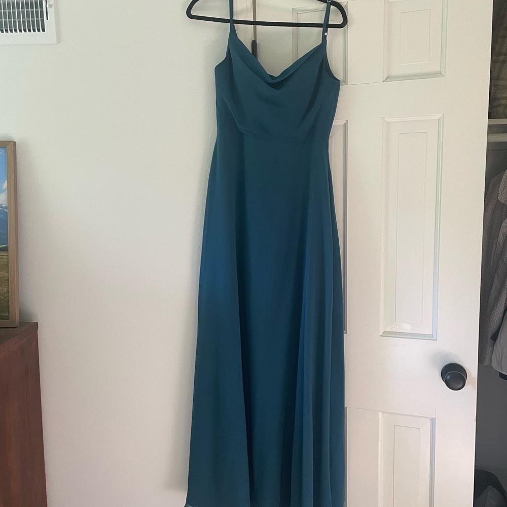 Ink Blue Azazie Daenerys Maxi Dress Bridesmaids